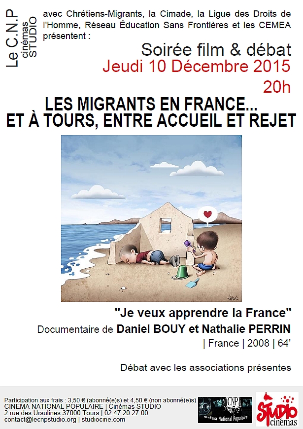 CNP MigrantEs en France et à Tours 10-12-15